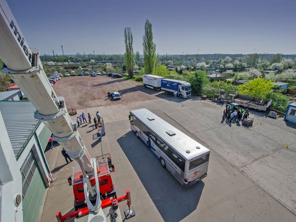 Logistik zum Anfassen findet regelmäßig in Leipzig und Halle statt. (Aufnahme aus Halle im Jahr 2018), Foto: Andreas Reichelt