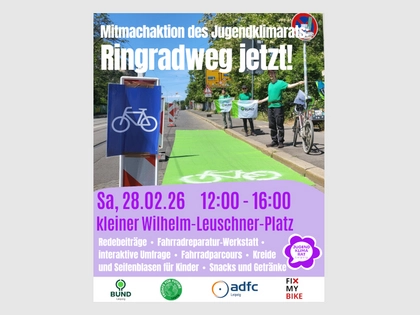 Mitmachaktion für mehr und sichere Radwege in Leipzig
