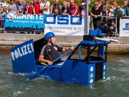 Erste Teams für Pappbootrennen im Kanupark Markkleeberg stehen fest