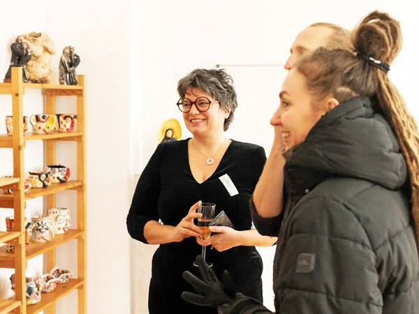Anja Mutschler: Gastgeberin und Galeristin, Foto: Mutschler & Friends
