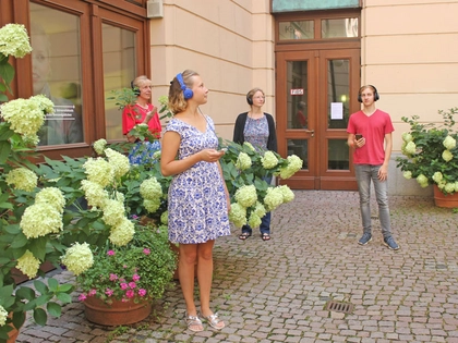 Wie in Wolken gehen... Mit dem Leipziger Notenspur-Soundwalk in Klängen spazieren
