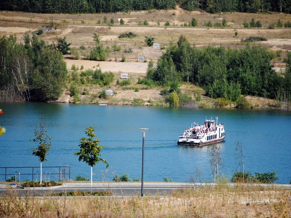 Zwenkauer See während der Flutung im Jahr 2012, Foto: Andreas Schmidt / LTM