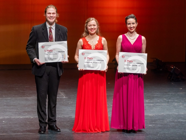 Leipziger Gesangspreis: Die drei Gewinner vom Wettbewerb im Januar 2025, Foto: Jörg Singer