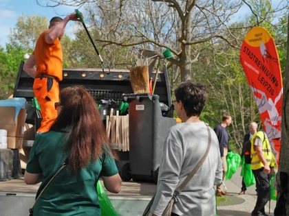 Rekordbeteiligung am Leipziger Frühjahrsputz 2025
