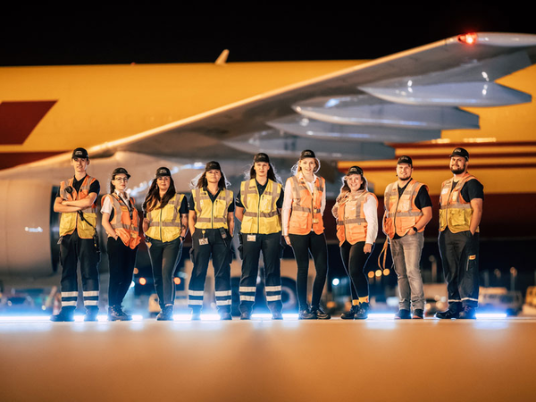Nicht nur Luftfracht: Am DHL Drehkreuz Leipzig werden 110 neue Auszubildende und Studierende in 13 verschiedenen Berufen und dualen Studiengängen gesucht. Foto: DHL