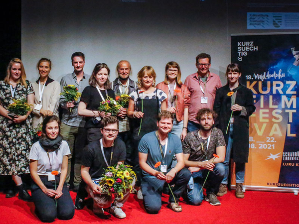 Jury und Preisträger in der Kategorie Fiktion, Foto: Kurzsuechtig