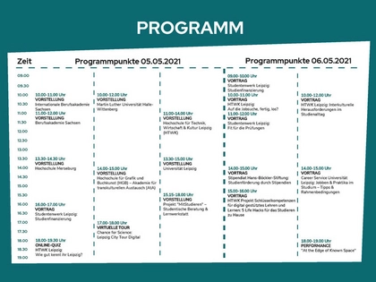 Studentenwerk Leipzig veranstaltet Digitale Infotage für internationale und geflüchtete Studieninteressierte und Studierende Studentenwerk Leipzig veranstaltet Digitale Infotage für internationale und geflüchtete Studieninteressierte und Studierende