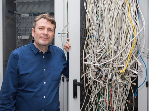 Prof. Thomas Riechert organisiert den Leipziger Semantic Web Tag seit 2009 mit, Foto: Robert Weinhold / HTWK Leipzig