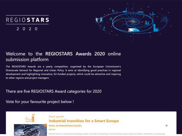 Plattform regiostarsawards.eu