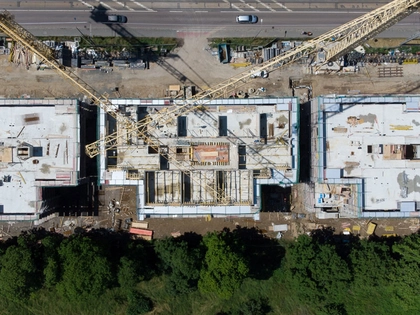 LWB feiert Richtfest für 106 geförderte Wohnungen und eine Kita im Leipziger Norden