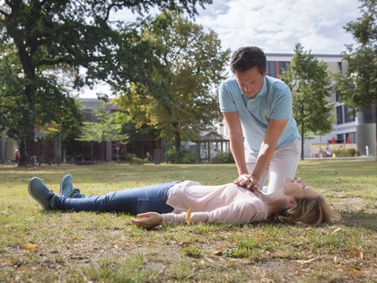 Universitätsklinikums Leipzig vor Ort beim Aktionstag LEIPZIG DRÜCKT