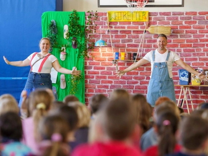 Stadtreinigung Leipzig bringt Umweltthemen auf der Bühne
