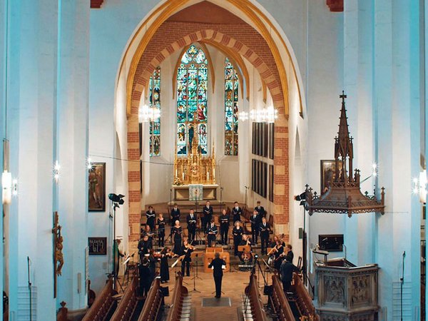 Bach-Marathon - Probe des Sächsischen Barockorchesters in der Thomaskirche, Foto: RONDEAU Production