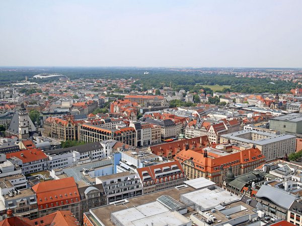 Leipzig - Blick auf die Innenstadt, Foto: Andreas Schmidt