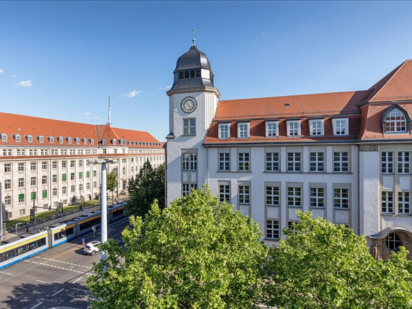 Geutebrück-Bau der HTWK Leipzig, Foto: Tom Schulze / HTWK Leipzig
