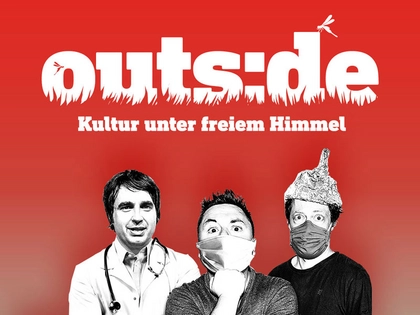 Frische Luft und Lachmuskeltraining: Hausensemble des Leipziger Central Kabaretts beim Outs:de auf der Festwiese dabei