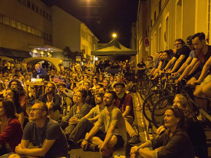 KLAK Fahrradkino im Clara-Zetkin-Park