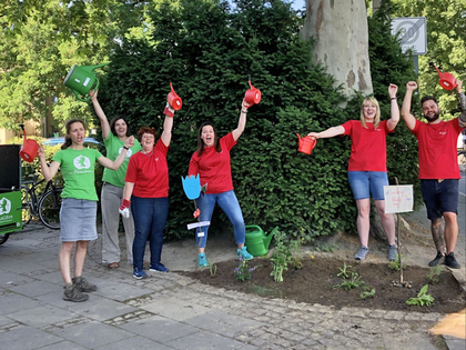 Leipzig blüht auf: Sparkasse Leipzig und Ökolöwen bringen Leipzig zum Blühen