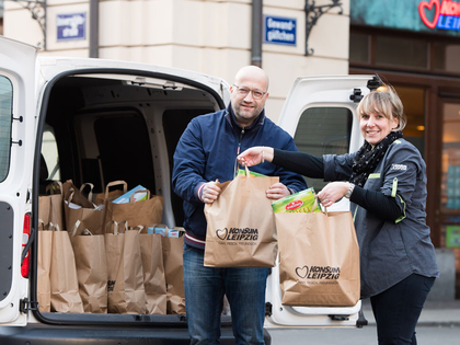 Konsum Leipzig unterstützt Aktion "Tafelheld" der Leipziger Tafel