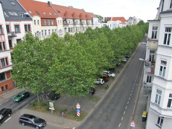 Straßenbaumkonzept Leipzig 2030: Kurt-Eisner-Straße 2016, Foto: Stadt Leipzig