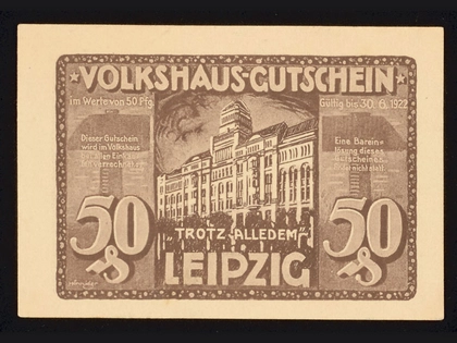 Geldschein- und Wertpapier-Sammlung der Spitzenklasse für die Münzsammlung der Universitätsbibliothek Leipzig