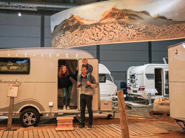 Wohnmobile auf der Touristik & Caravaning 2021 in Leipzig, Foto: Karolin Kelm 