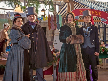 Weihnachten am Strand - Viktorianischer Weihnachtsmarkt am Biedermeierstrand lädt ein