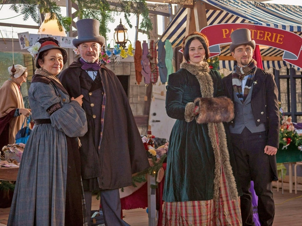 Viktorianischer Weihnachtsmarkt am Biedermeierstrand, Foto: Maximilian Zwiener