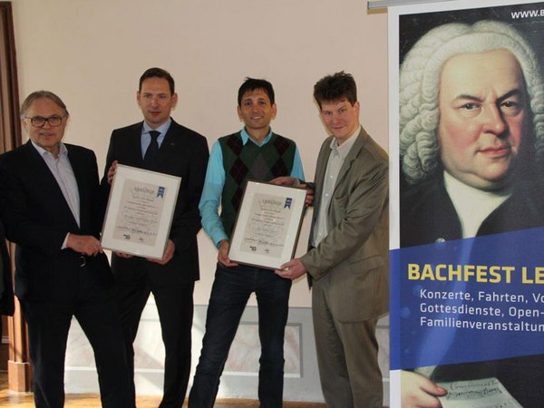 Begrüßung Gründungsmitglied Bach-Club