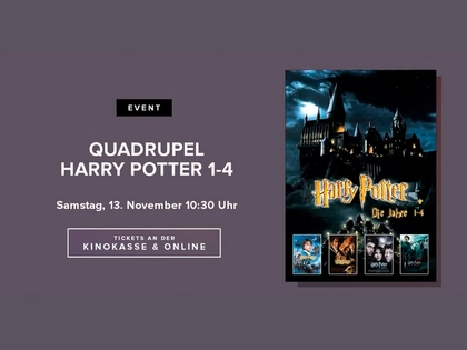 Cineplex Leipzig zeigt im November alle acht Harry Potter-Filme