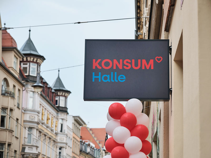Konsum Leipzig eG expandiert und eröffnet die mittlerweile dritte Filiale des Konsum Halle in der Saalestadt