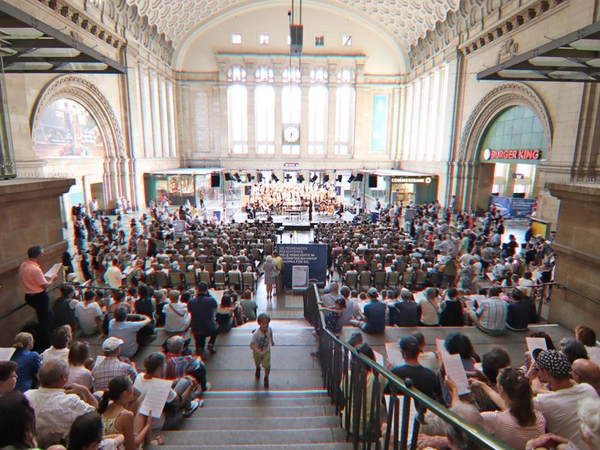 BachSpiele in die Promenaden Hauptbahnhof, Foto: Soziokulturelles Zentrum naTo