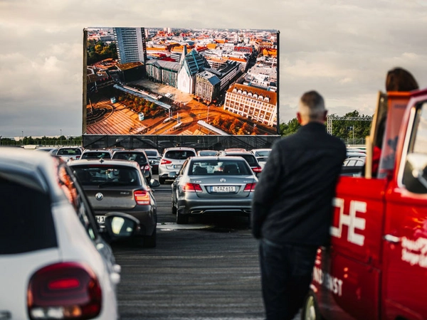 Preview zum Imagefilm im Autokino Porsche Roadmovies, Foto: Philipp Kirschner