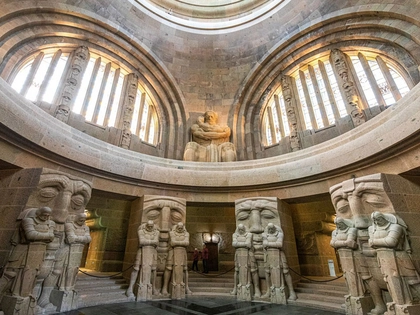 Das Völkerschlachtdenkmal in Leipzig war Drehort von „Tribute von Panem 5“