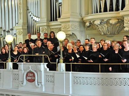 BachChor Leipzig singt zum Friedensgebet am 9. Oktober 2022