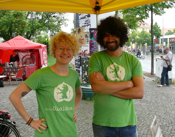 Bundesfreiwilligendienst beim Ökolöwen - Tiffany Bals und Gilles-Jean Louis
