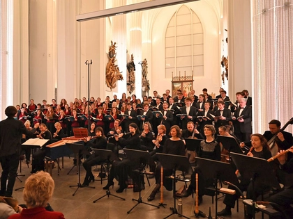Der Leipziger Universitätschor mit Bachs Matthäuspassion Der Leipziger Universitätschor mit Bachs Matthäuspassion