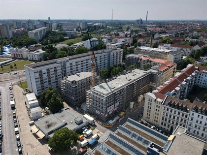 Leipziger Wohnungs- und Baugesellschaft mbH (LWB): Drei Richtfeste und zwei neue Baustellen