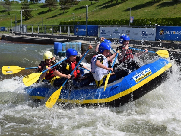 MITGAS Schüler-Rafting im Kanupark, Foto: Kanupark Markkleeberg