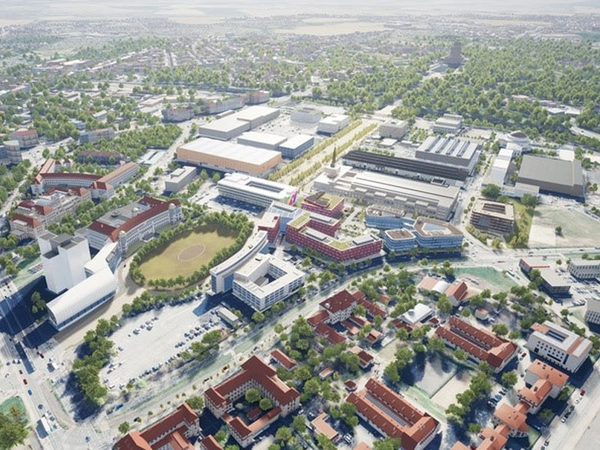 Visualisierung: BioCity Campus Leipzig, Foto: VESTICO