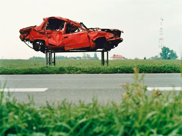  Bertram Kober, Europastraße E 30 bei Warschau, 2000