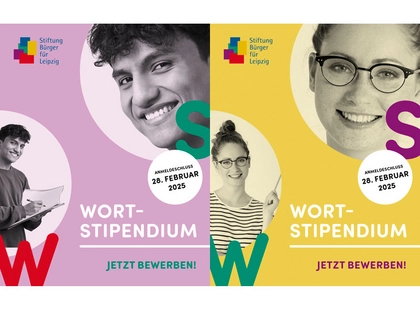 Stiftung Bürger für Leipzig vergibt Wortstipendien für kreative Jugendliche
