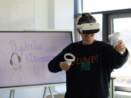 Digitales Klassenzimmer wird an der Universität Leipzig eröffnet Digitales Klassenzimmer wird an der Universität Leipzig eröffnet