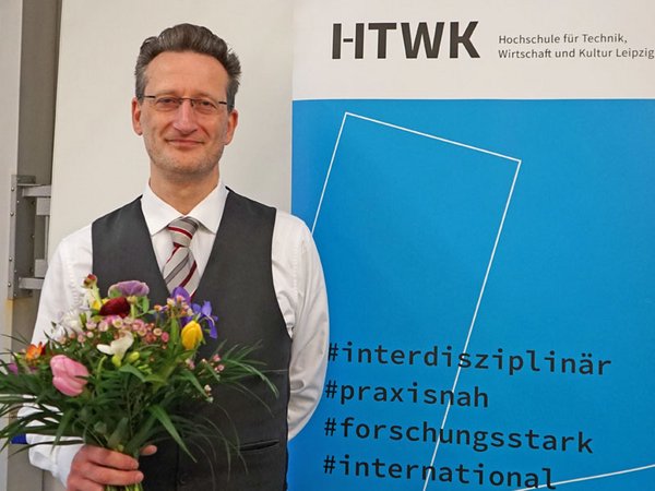 Prof. Dr.-Ing. Jean-Alexander Müller wurde am 7. Februar 2024 zum Rektor der HTWK Leipzig gewählt (Amtszeit ab 1. Oktober 2024). Foto: HTWK Leipzig 