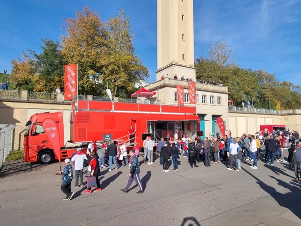 Sparkassen-Truck in Leipzig, Foto: UNITYED