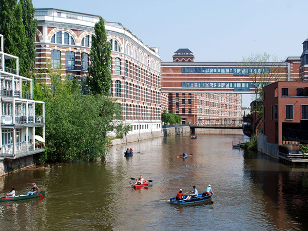 Ehemalige Buntgarnwerke an der Weißen Elster, Foto: Andreas Schmidt