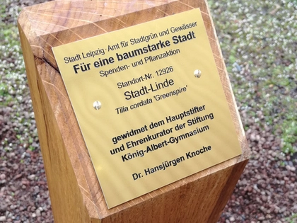 Stiftung König-Albert-Gymnasium Leipzig ehrt ihren Hauptstifter