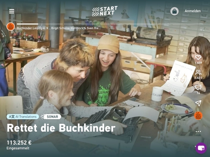 Crowdfunding-Aktion „Rettet die Buchkinder“ erfolgreich beendet
