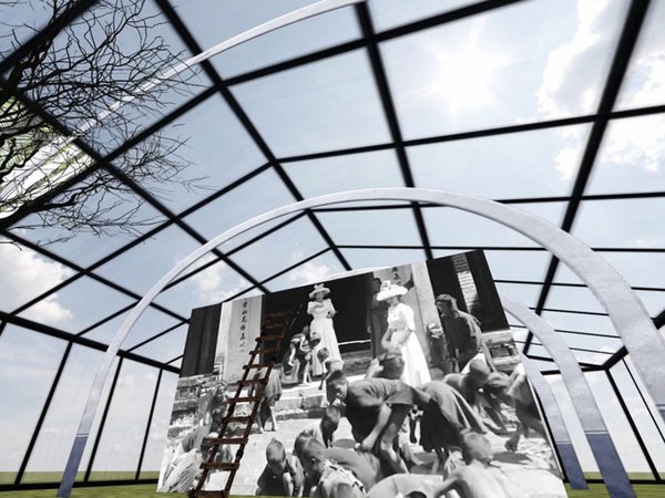 Eine der digitalen Video-Arbeiten, die diese Woche im Kubus am Park zu sehen sind, Foto: Schaubühne Lindenfels