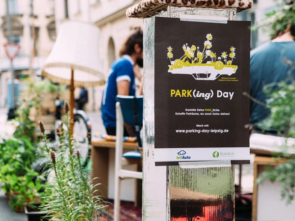 Internationaler PARK(ing) Day in Leipzig, Foto: Ökolöwe - Umweltbund Leipzig e.V.